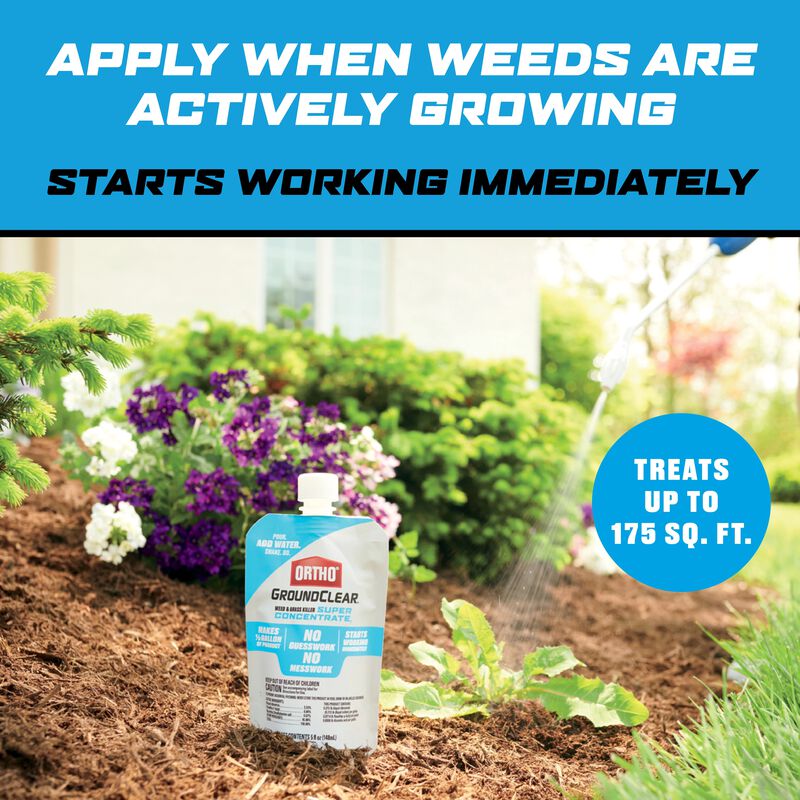 Ortho® GroundClear® Weed & Grass Killer Super Concentrate₁ Refill Pouches image number null