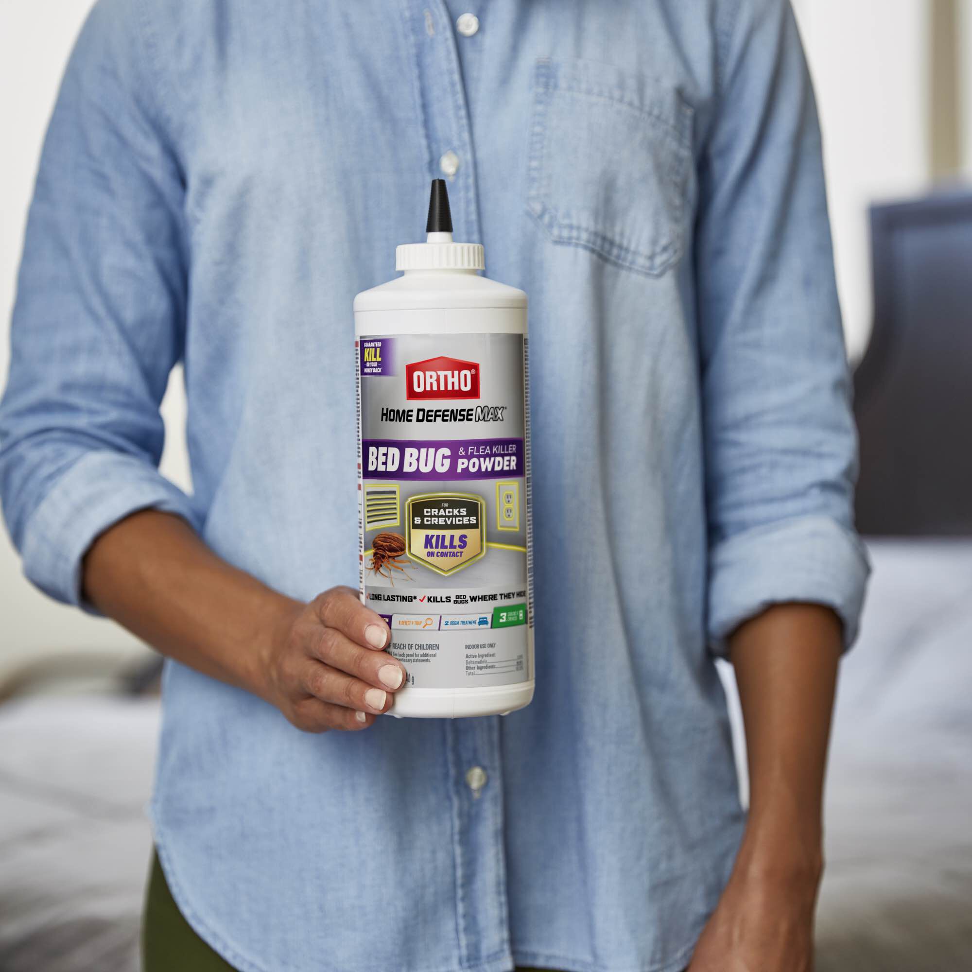 Ortho home defense max top bed bug killer