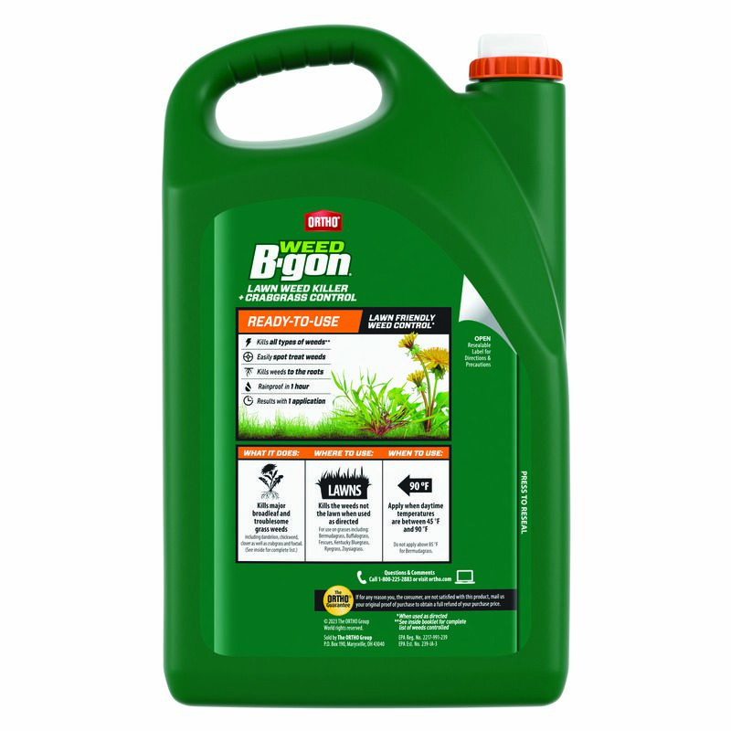 Ortho Weed Bgon Lawn Weed Killer + Crabgrass Control Refill Ortho