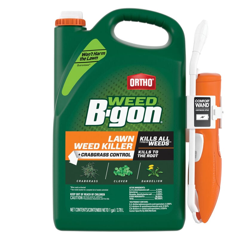 Ortho Weed B-gon Lawn Weed Killer + Crabgrass Control with Comfort Wand image number null
