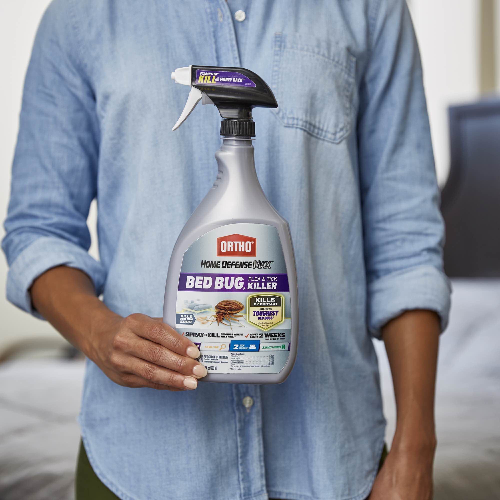 Ortho® Home Defense® MAX® Bed Bug, Flea & Tick Killer