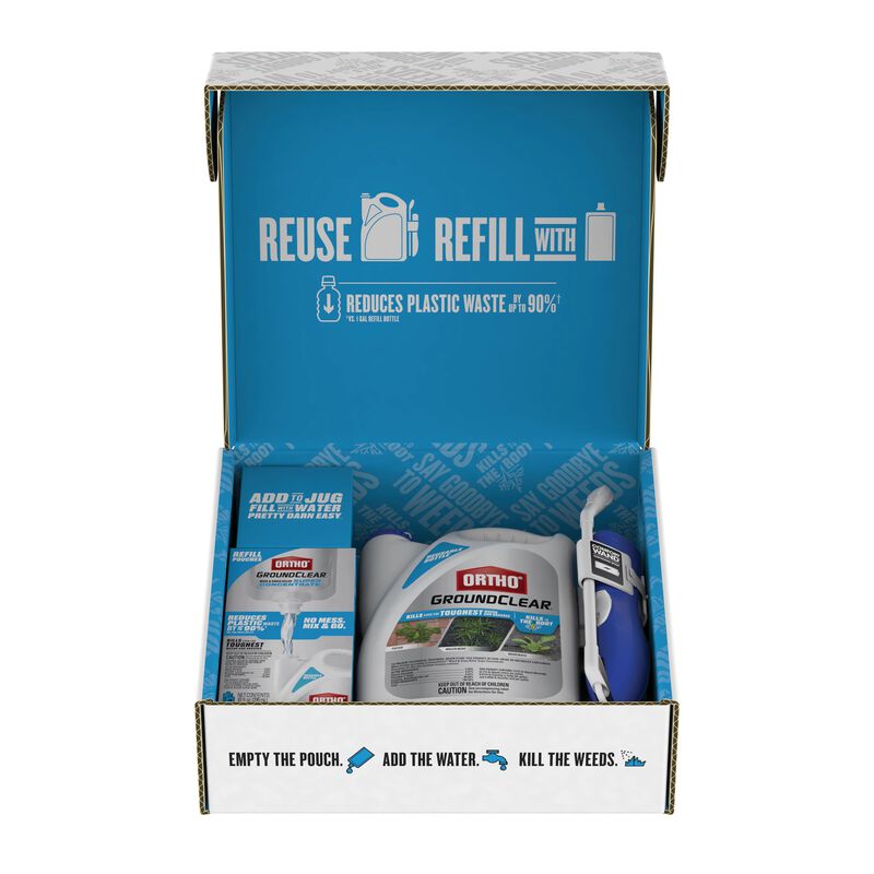 Ortho® GroundClear® Weed & Grass Killer Super Concentrate₁ Refill Pouches image number null