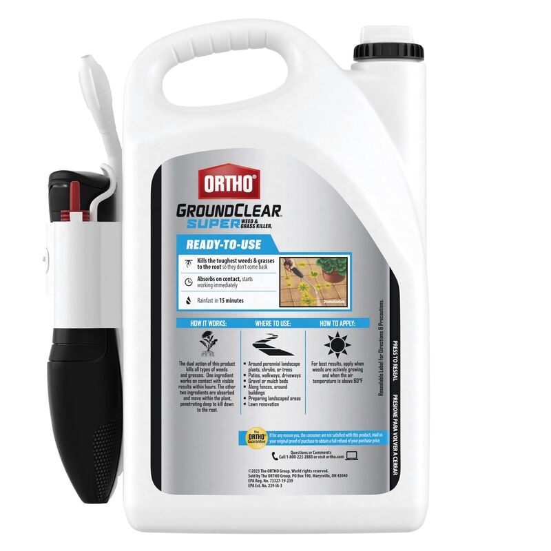 Ortho GroundClear Super Weed & Grass Killer1 with Comfort Wand image number null