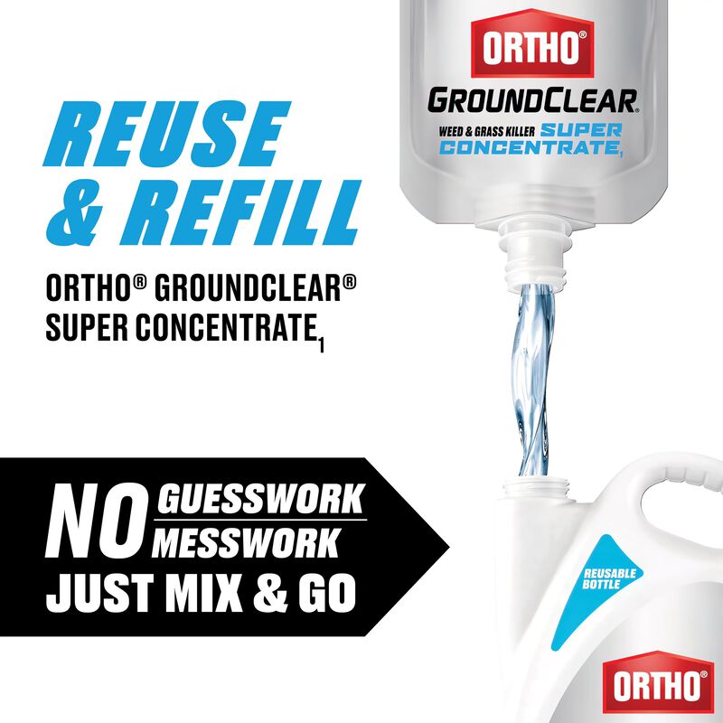 Ortho® GroundClear® Weed & Grass Killer Super Concentrate₁ Refill Pouches image number null