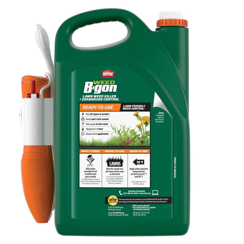 Ortho Weed B-gon Lawn Weed Killer + Crabgrass Control with Comfort Wand image number null