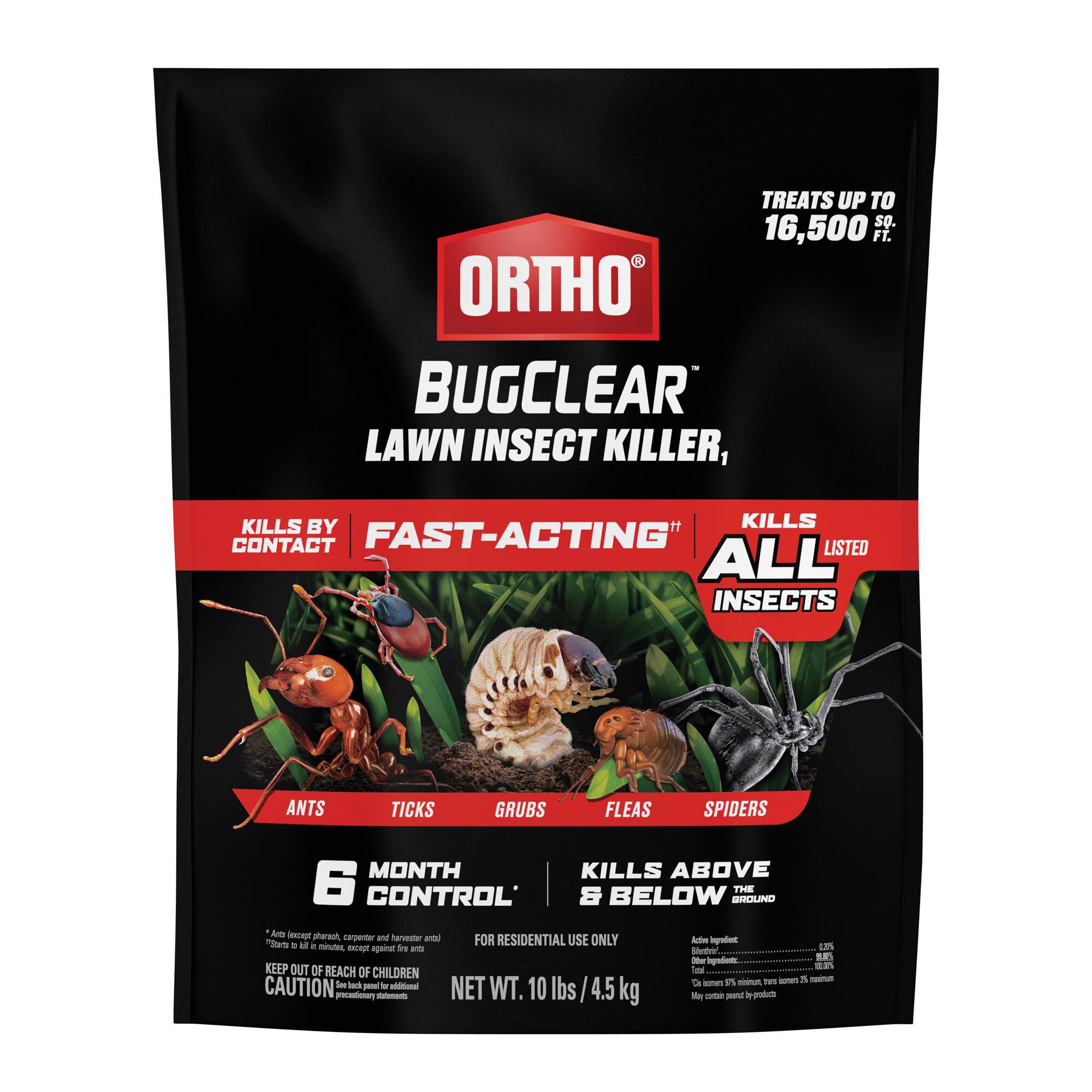 Lawn flea and tick killer top