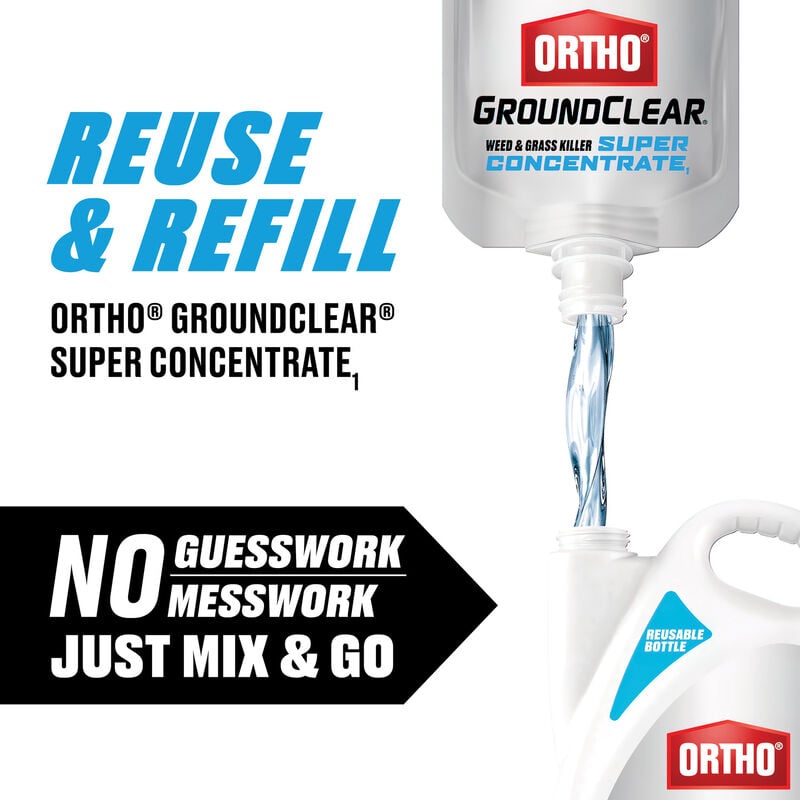 Ortho® GroundClear® Weed & Grass Killer Super Concentrate1 Refill Pouches image number null