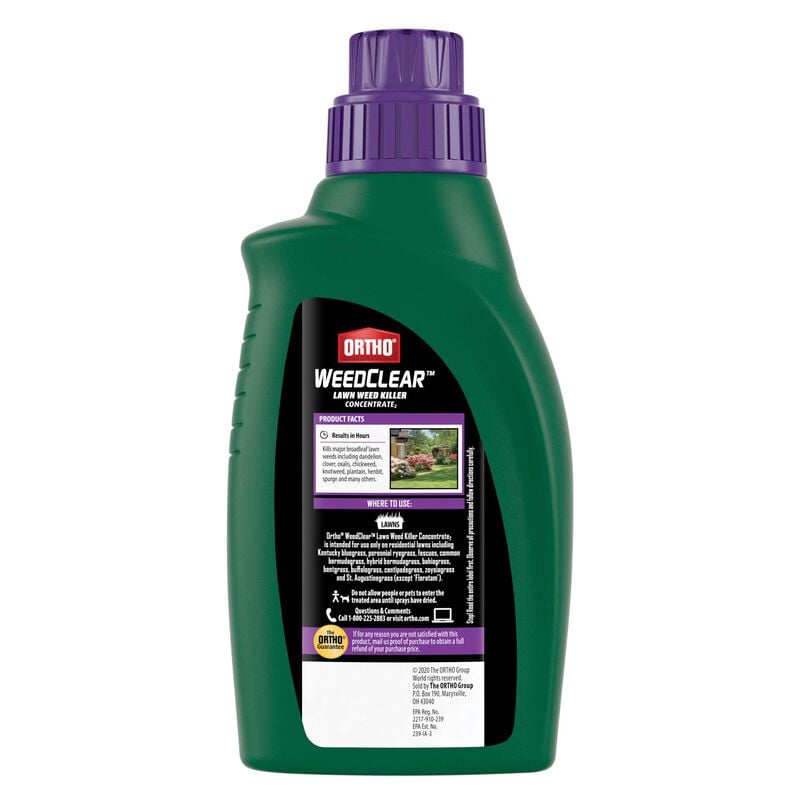 Ortho® WeedClear™ Lawn Weed Killer Concentrate2 (South) image number null