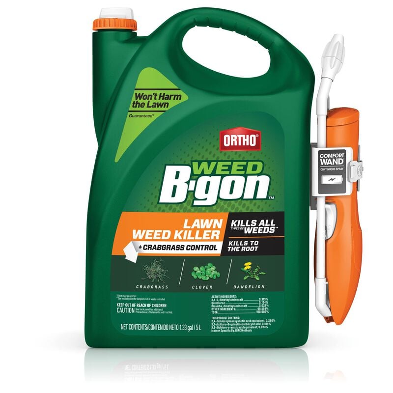 Ortho® Weed B-Gon™ Lawn Weed Killer Ready-To-Use + Crabgrass Control with Comfort Wand image number null