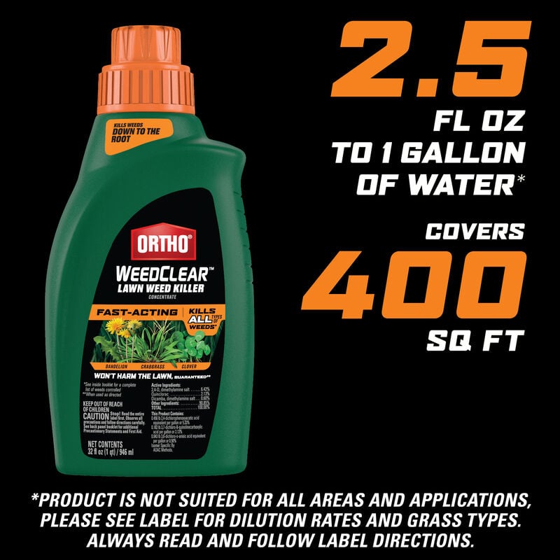 Ortho® WeedClear™ Lawn Weed Killer Concentrate (North) image number null