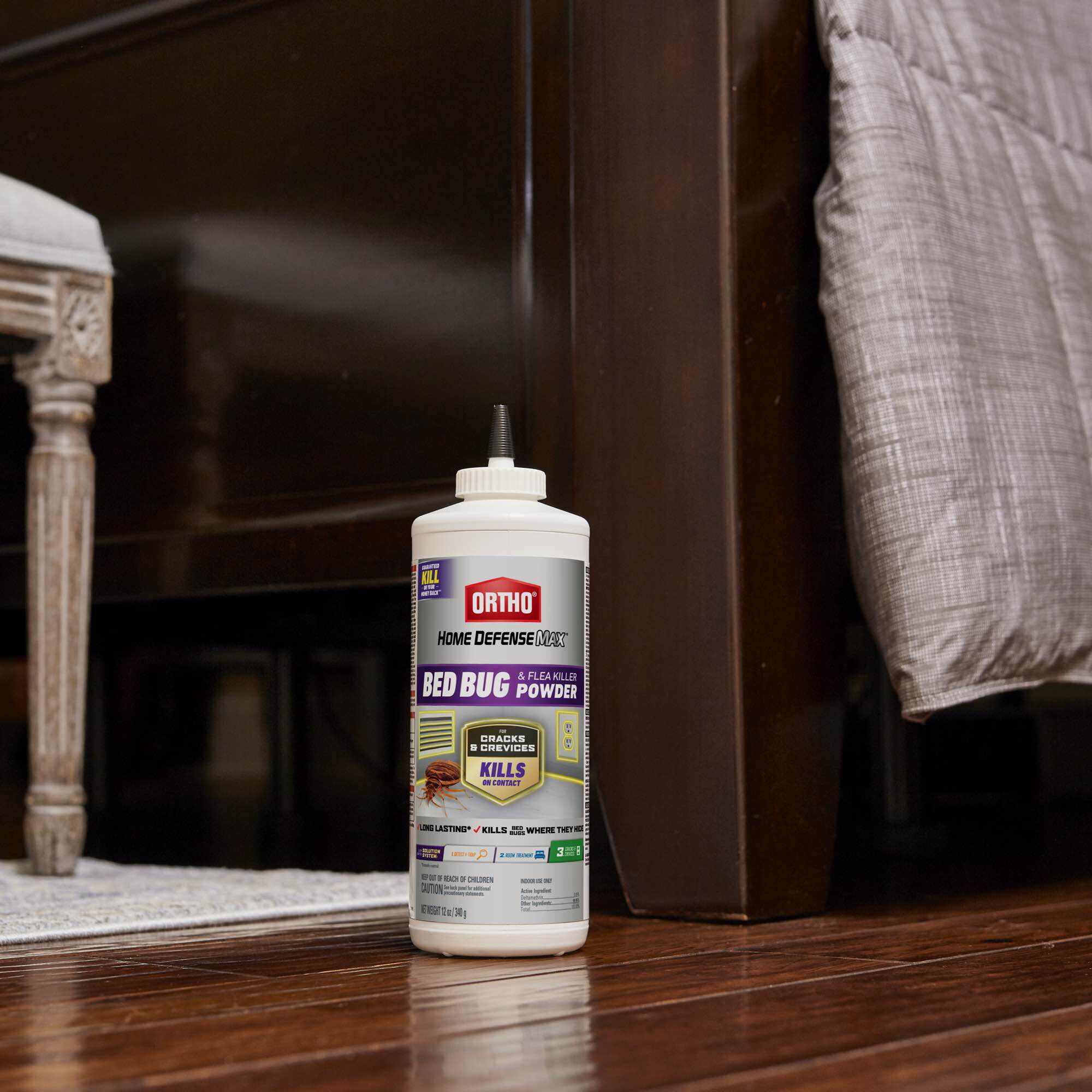 Ortho Home Defense MAX Bed Bug Flea Killer Powder Ortho